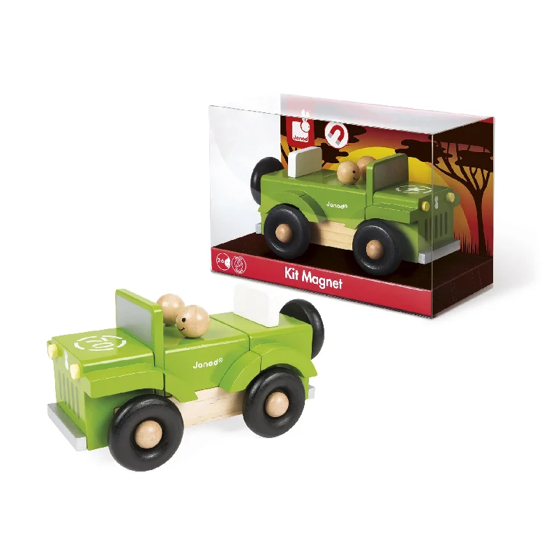 sturdy and reliable wooden toys that provide hours of fun                   Janod Magnetic 4 X 4