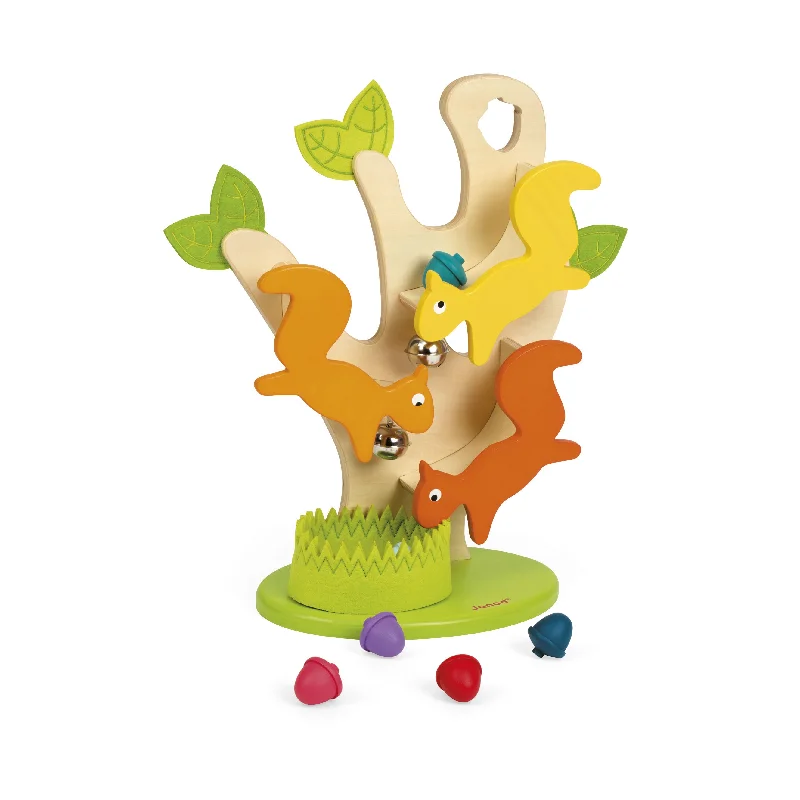 sturdy and long-lasting wooden toys for active play                   Janod Nutty Ball Track