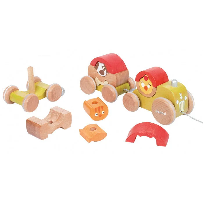 detailed wooden toys                 Janod Zigolos Train