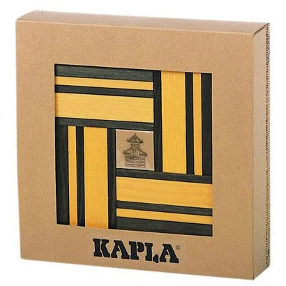 eco-friendly and sustainable wooden toys that promote environmental awareness Kapla Yellow/Green 40 Wooden Block and Art Book eco-friendly and sustainable wooden toys that promote environmental awareness Kapla Yellow/Green 40 Wooden Block and Art Book