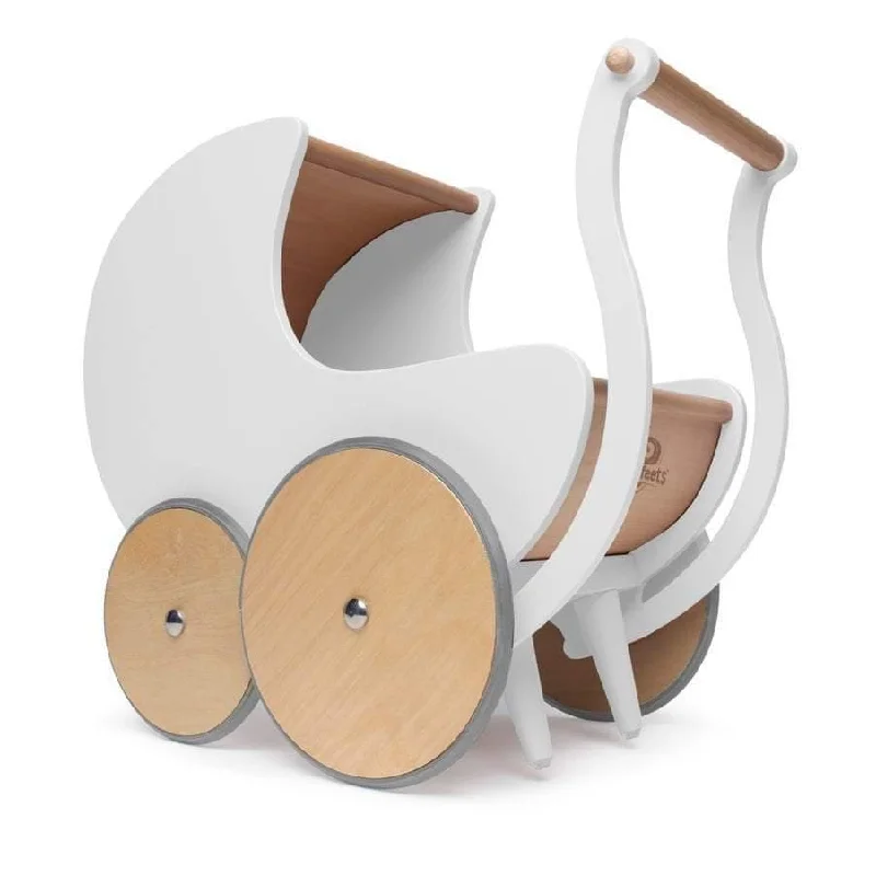 eco-friendly wooden toys made from sustainable materials                   Walker Pram White