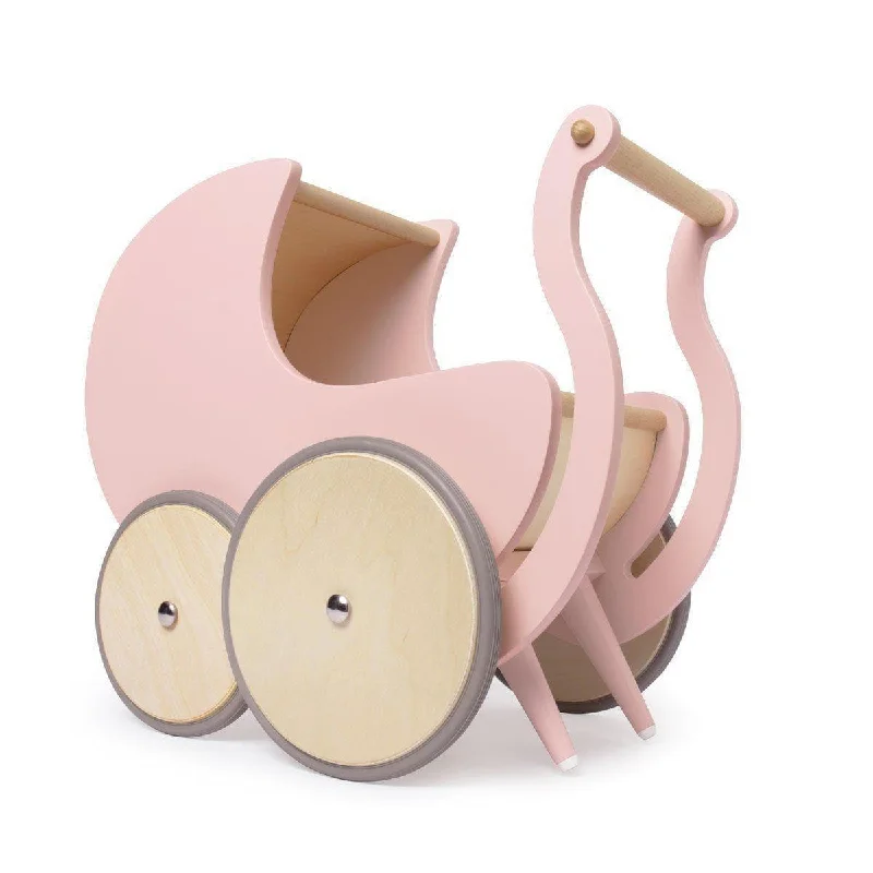 enchanting and whimsical wooden toys that captivate attention                   Kinderfeets Walker Pram Rose
