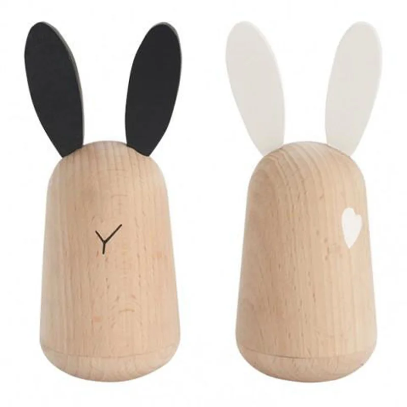 whimsical wooden toys                   kiko+ & gg* A Pair of Loving Musical Rabbits