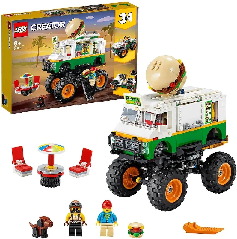Timeless and classic LEGO toysLEGO CREATOR 3in1 31104 Monster Burger Truck