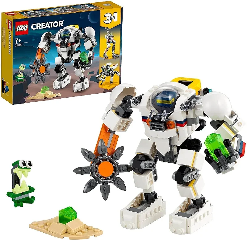 Encouraging resourcefulness LEGOLEGO CREATOR 3in1 31115 Space Mining Mech