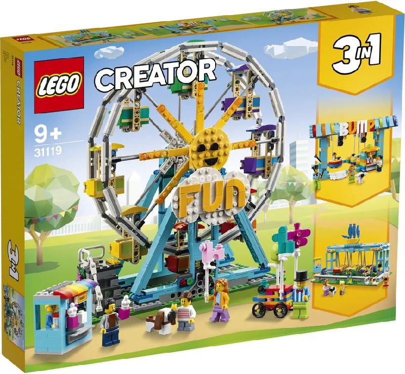Seamlessly fitting LEGO connectionsLEGO 31119 Creator Ferris Wheel