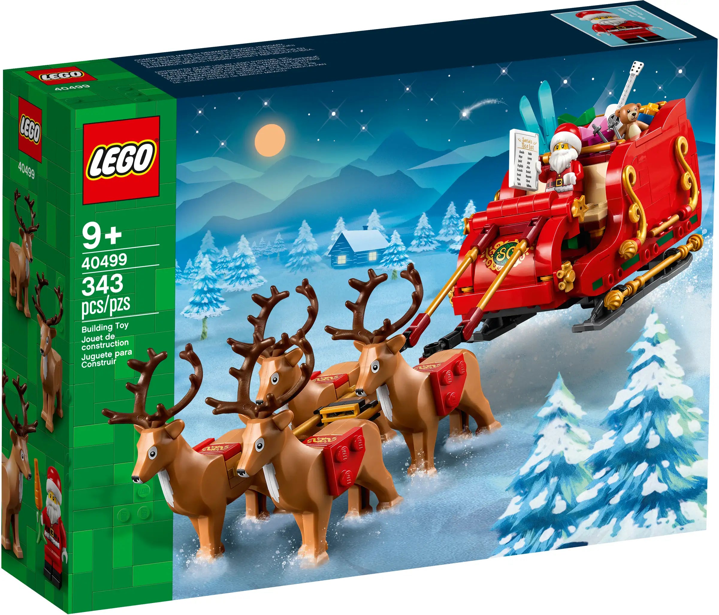 Fostering patience and perseverance LEGOLEGO 40499 Christmas Santa Sleigh
