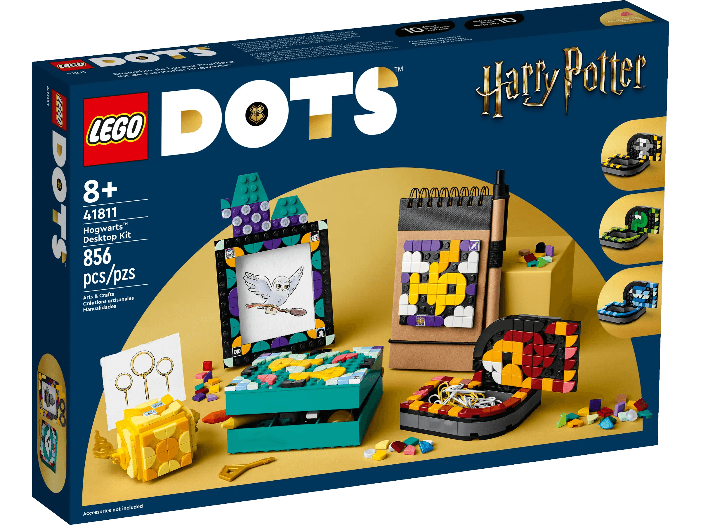 Precisely scaled LEGO miniaturesLEGO DOTS 41811 Hogwarts™ Desktop Kit