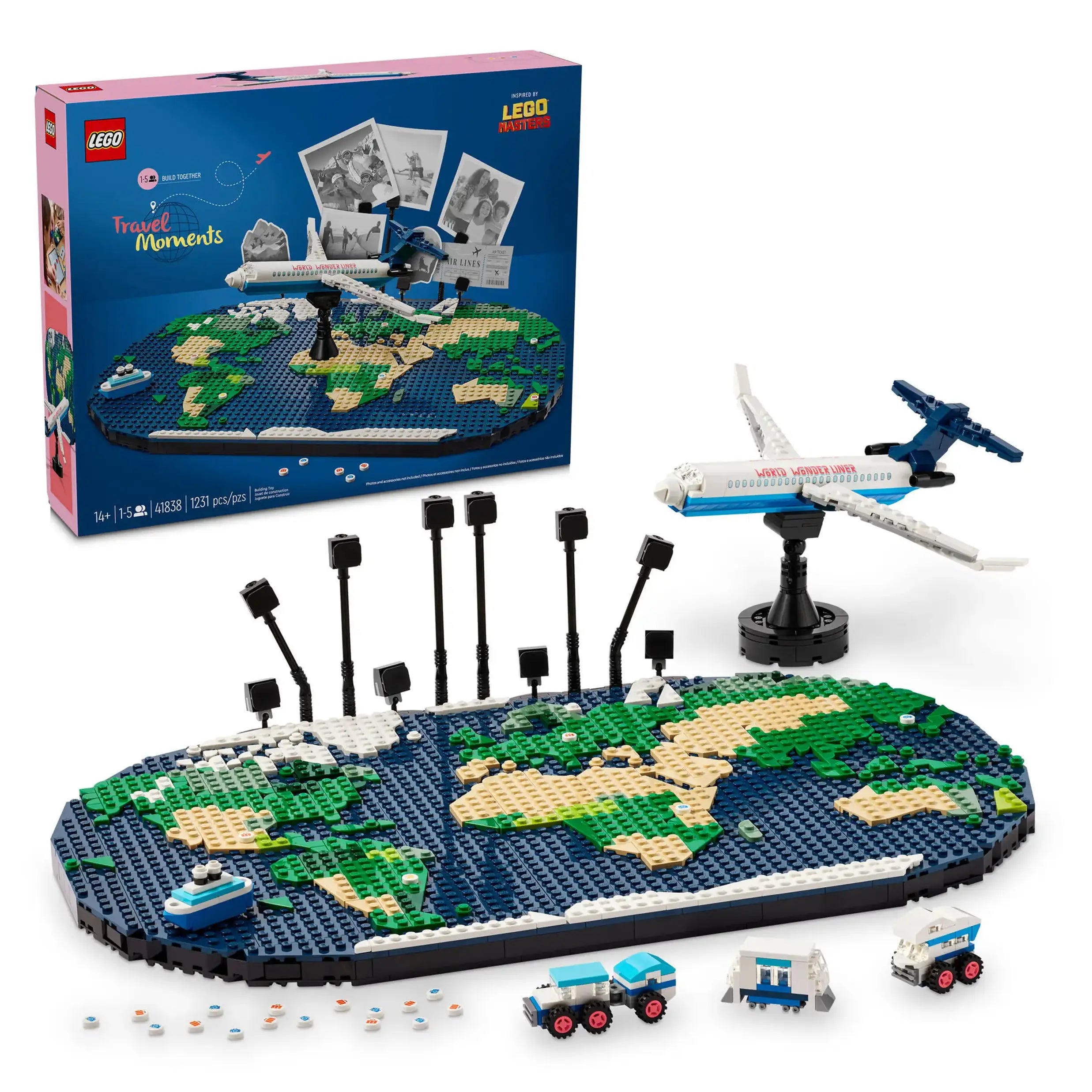 Offering hours of entertainment LEGOLEGO 41838 Family Travel Moments