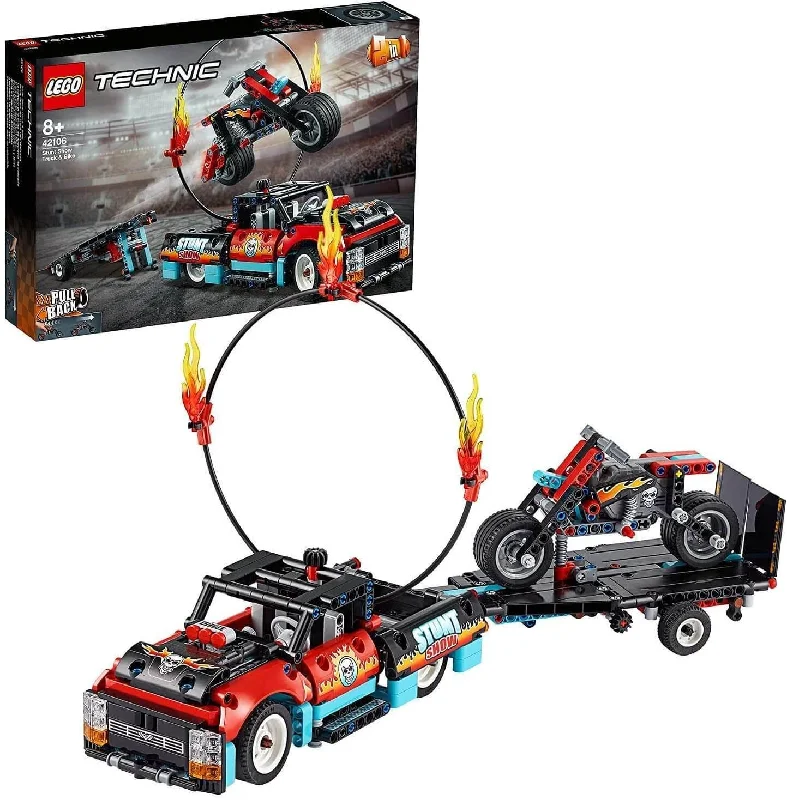 Enhancing problem-solving skills LEGOLEGO TECHNIC 42106 Stunt Show Truck & Bike Toys Set Enhancing problem-solving skills LEGOLEGO TECHNIC 42106 Stunt Show Truck & Bike Toys Set