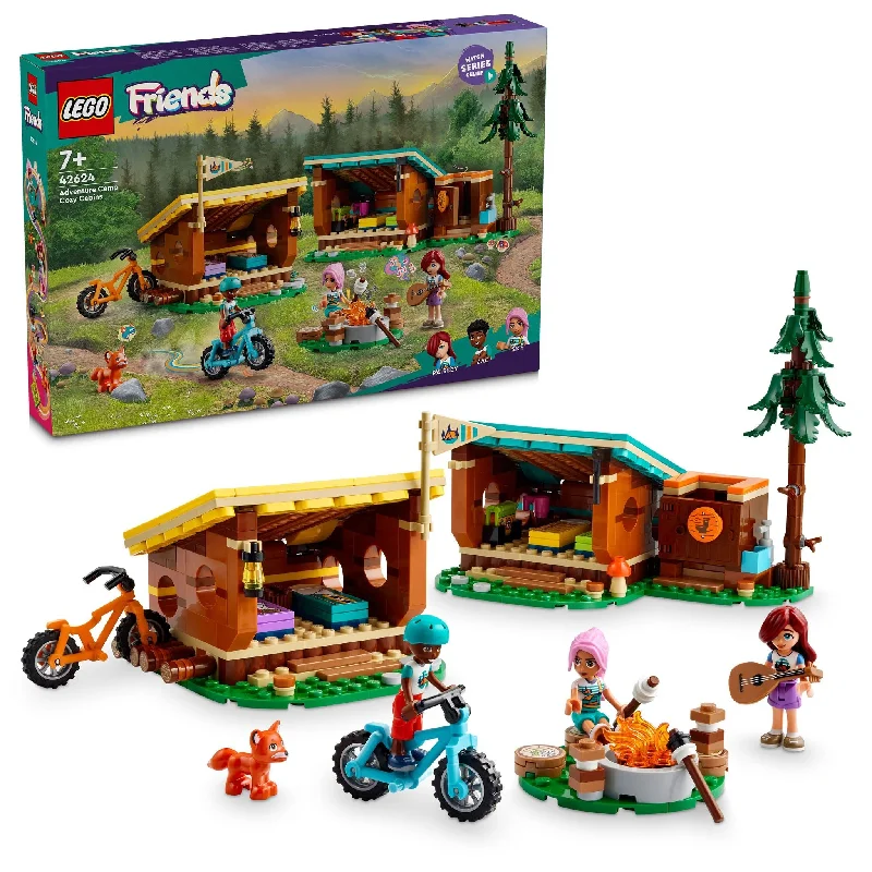 Offering interactive play LEGOLEGO 42624 Friends Adventure Camp Cozy Cabins