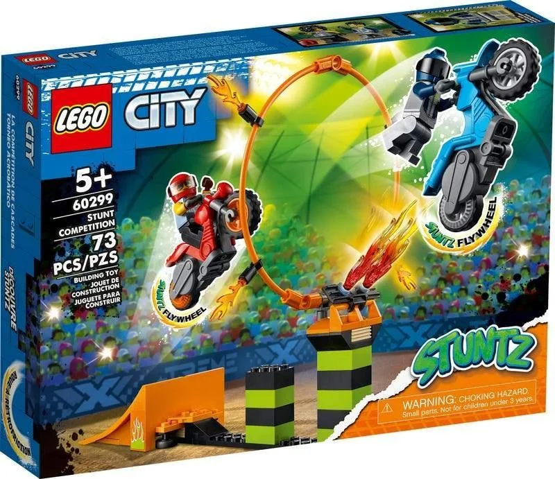 Endlessly customizable LEGO setsLEGO CITY 60299 Stunt Stunt Competition Set With Motorbikes Endlessly customizable LEGO setsLEGO CITY 60299 Stunt Stunt Competition Set With Motorbikes