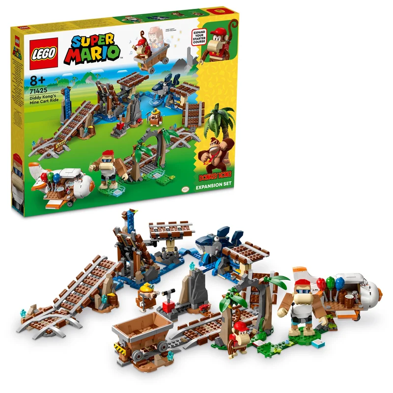 Reflecting popular cultures LEGO themesLEGO 71425 Super Mario Diddy Kong's Mine Cart Ride Expansion Set Reflecting popular cultures LEGO themesLEGO 71425 Super Mario Diddy Kong's Mine Cart Ride Expansion Set