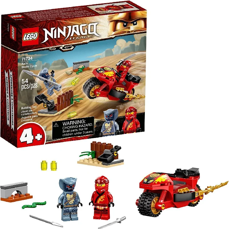 Endlessly replayable LEGO scenariosLEGO NINJAGO 71734 Legacy Kai’s Blade Cycle