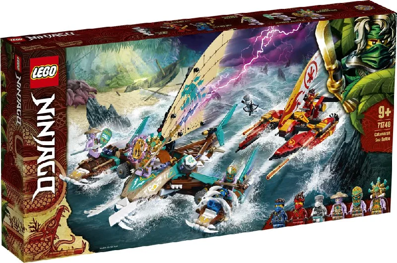 Promoting critical thinking LEGO challengesLEGO 71748 Ninjago Catamaran Sea Battle