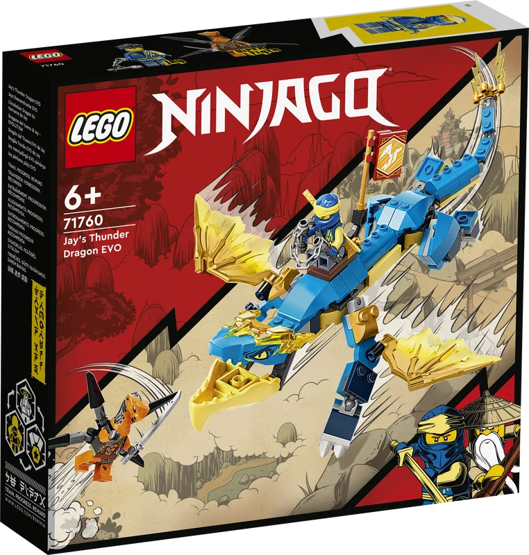Family-friendly LEGO experiencesLEGO 71760 Ninjago Jay's Thunder Dragon Evo