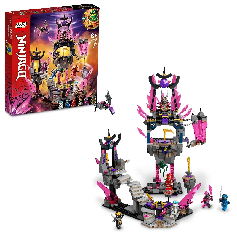 Seamlessly fitting LEGO connectionsLEGO 71771 Ninjago The Crystal King Temple