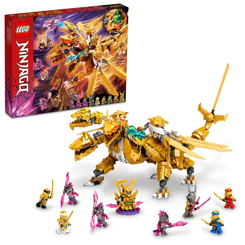 Enhancing cognitive development LEGOLEGO 71774 Ninjago Lloyd's Golden Ultra Dragon