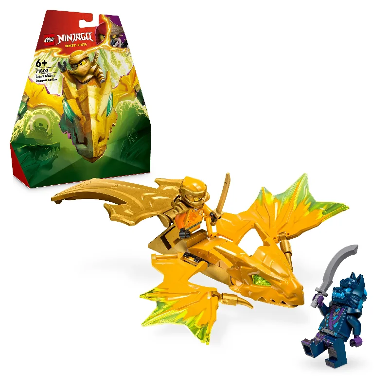 Stimulating and engaging LEGO playLEGO 71803 Ninjago Arin's Rising Dragon Strike