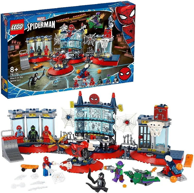 Stimulating and engaging LEGO playLEGO SPIDER-MAN 76175 Attack on the Spider Lair