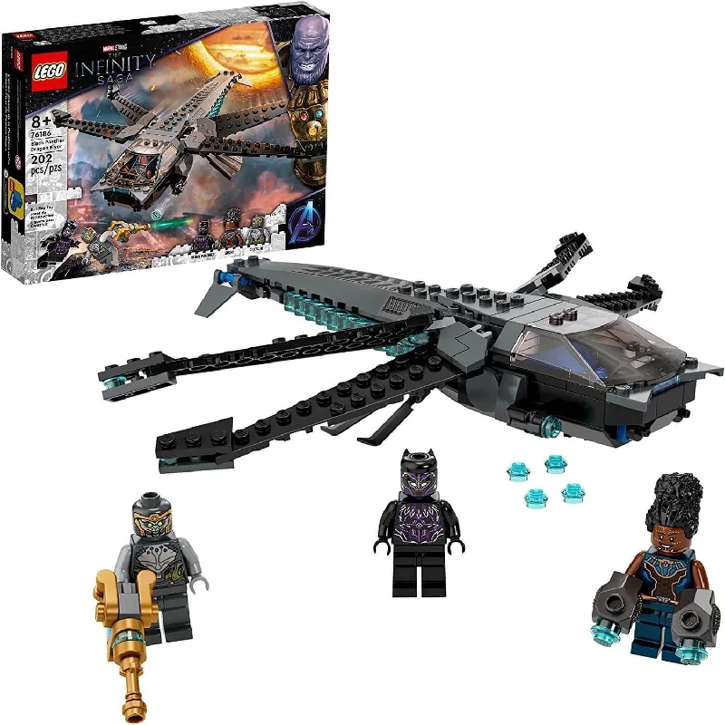 Enhancing problem-solving skills LEGOLEGO MARVEL 76186 Marvel Black Panther Dragon Flyer Building Kit Toy Enhancing problem-solving skills LEGOLEGO MARVEL 76186 Marvel Black Panther Dragon Flyer Building Kit Toy