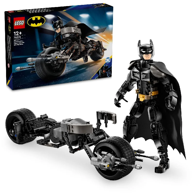 Finely detailed LEGO structuresLEGO 76273 Super Heroes Batman Construction Figure And The Bat-Pod Bike Finely detailed LEGO structuresLEGO 76273 Super Heroes Batman Construction Figure And The Bat-Pod Bike