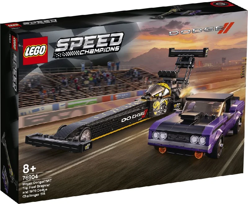 Time-honored LEGO traditionsLEGO 76904 Speed Champions Mopar Dodge Srt Top Fuel Dragster And 1970 Dodge Challenger T/A Time-honored LEGO traditionsLEGO 76904 Speed Champions Mopar Dodge Srt Top Fuel Dragster And 1970 Dodge Challenger T/A
