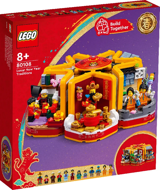 Creatively inspiring LEGOLEGO 80108 Chinese Festival Lunar New Year Traditions