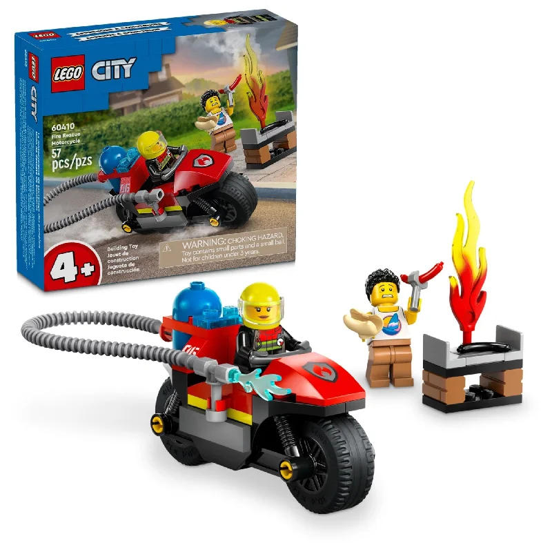 Timeless and classic LEGO toysLEGO City Fire Rescue Motorcycle Toy Building Set 60410 Timeless and classic LEGO toysLEGO City Fire Rescue Motorcycle Toy Building Set 60410