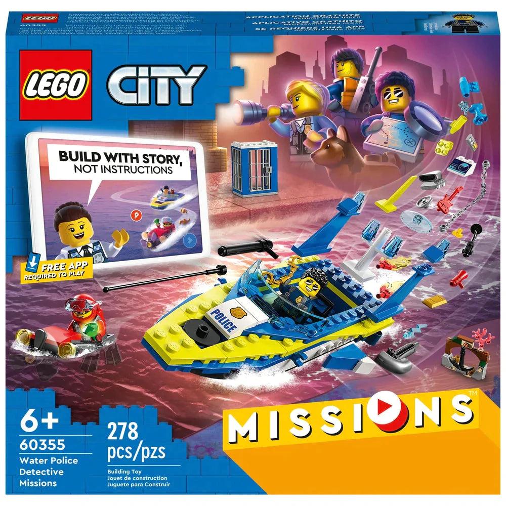 Environmentally friendly LEGO materialsLEGO CITY 60355 Water Police Detective Missions Set with App Environmentally friendly LEGO materialsLEGO CITY 60355 Water Police Detective Missions Set with App