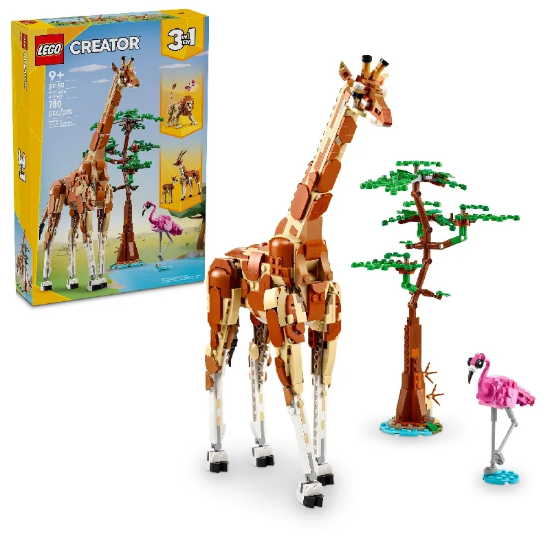 Stress-relieving LEGO buildingLEGO Creator 3 in 1 Wild Safari Animals Set, Giraffe, Gazelles or Lion Toy 31150 Stress-relieving LEGO buildingLEGO Creator 3 in 1 Wild Safari Animals Set, Giraffe, Gazelles or Lion Toy 31150