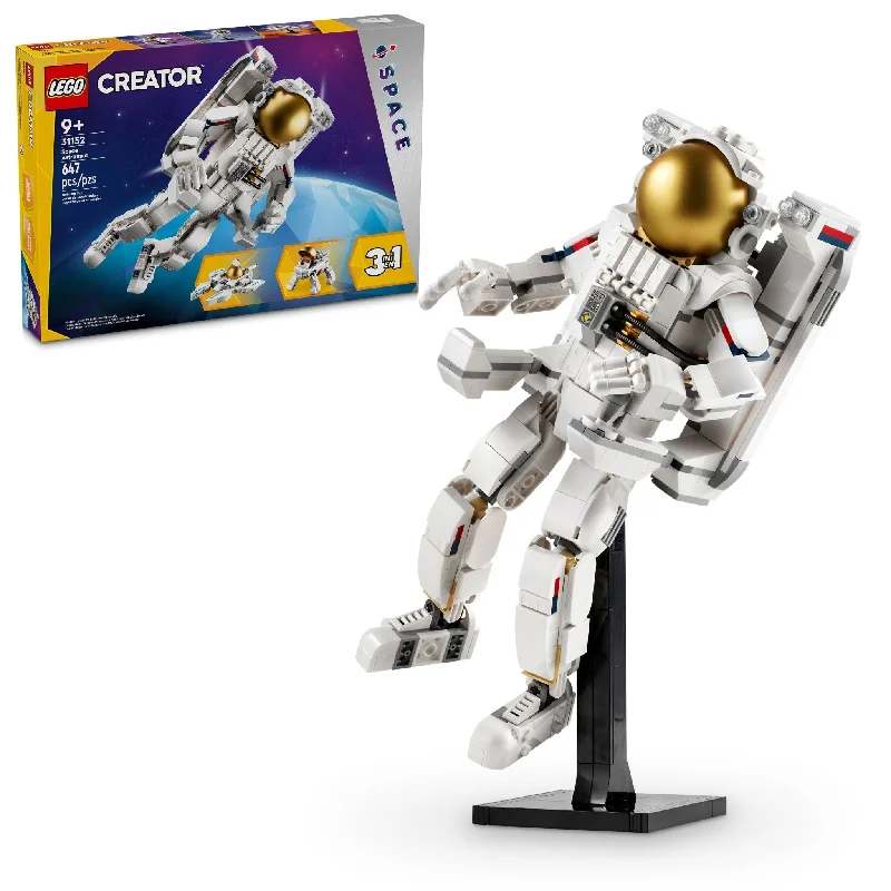 Encouraging resourcefulness LEGOLEGO Creator 3 in 1 Space Astronaut Toy Set 31152