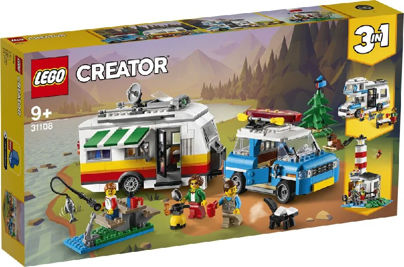 Iconic and recognizable LEGO charactersLEGO 31108 Creator Caravan Family Holiday
