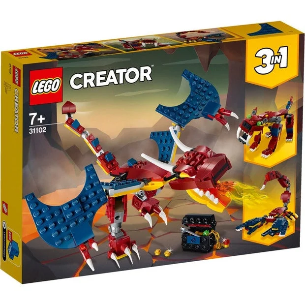 Encouraging exploration and discovery LEGOLEGO 31102 Creator Fire Dragon