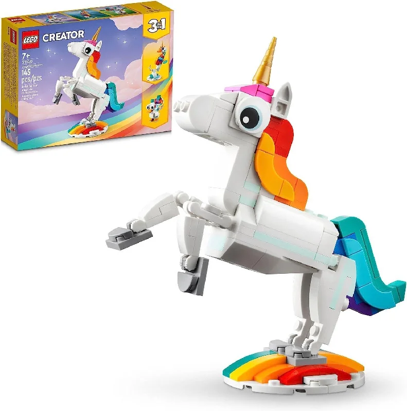 Family-friendly LEGO experiencesLEGO CREATOR 3in1 Magical Unicorn 31140