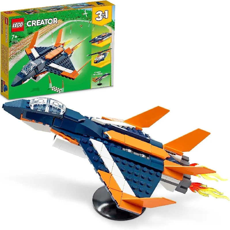 Offering a wide range of themes LEGOLEGO CREATOR 3in1 Supersonic-Jet 31126