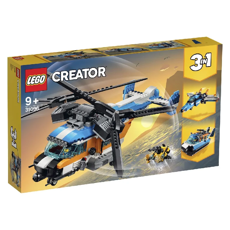 Fun-filled LEGO adventuresLEGO 31096 Creator Twin-Rotor Helicopter