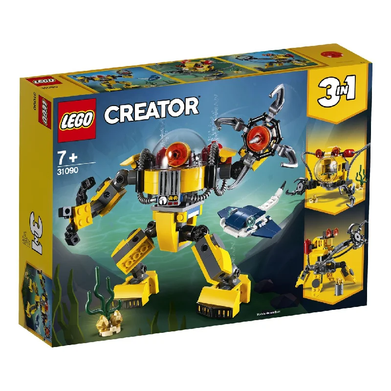 Age-appropriate LEGO toysLEGO 31090 Creator Underwater Robot