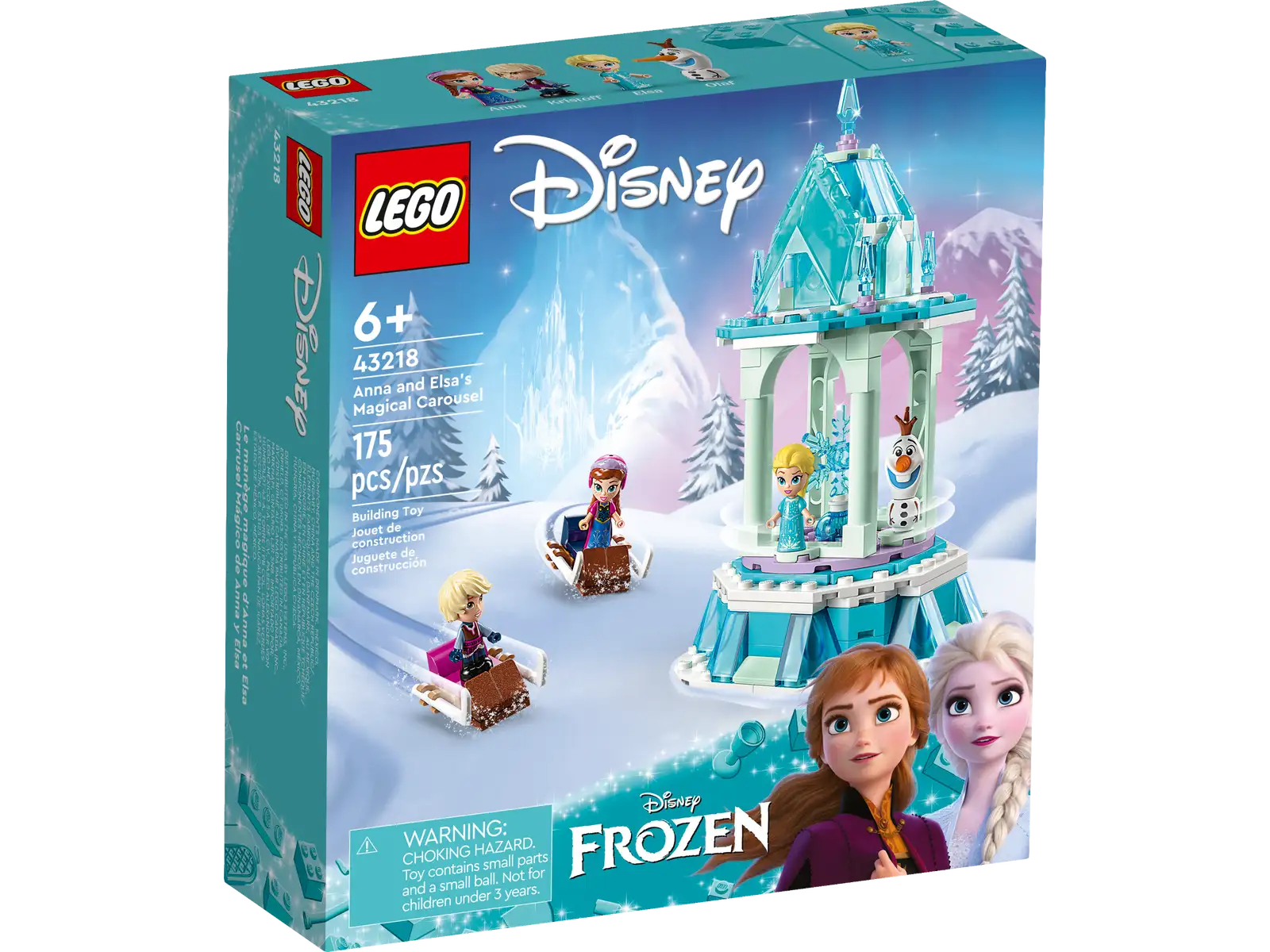 Imagination-sparking LEGO setsLEGO® Disney Anna and Elsa's Magical Carousel 43218