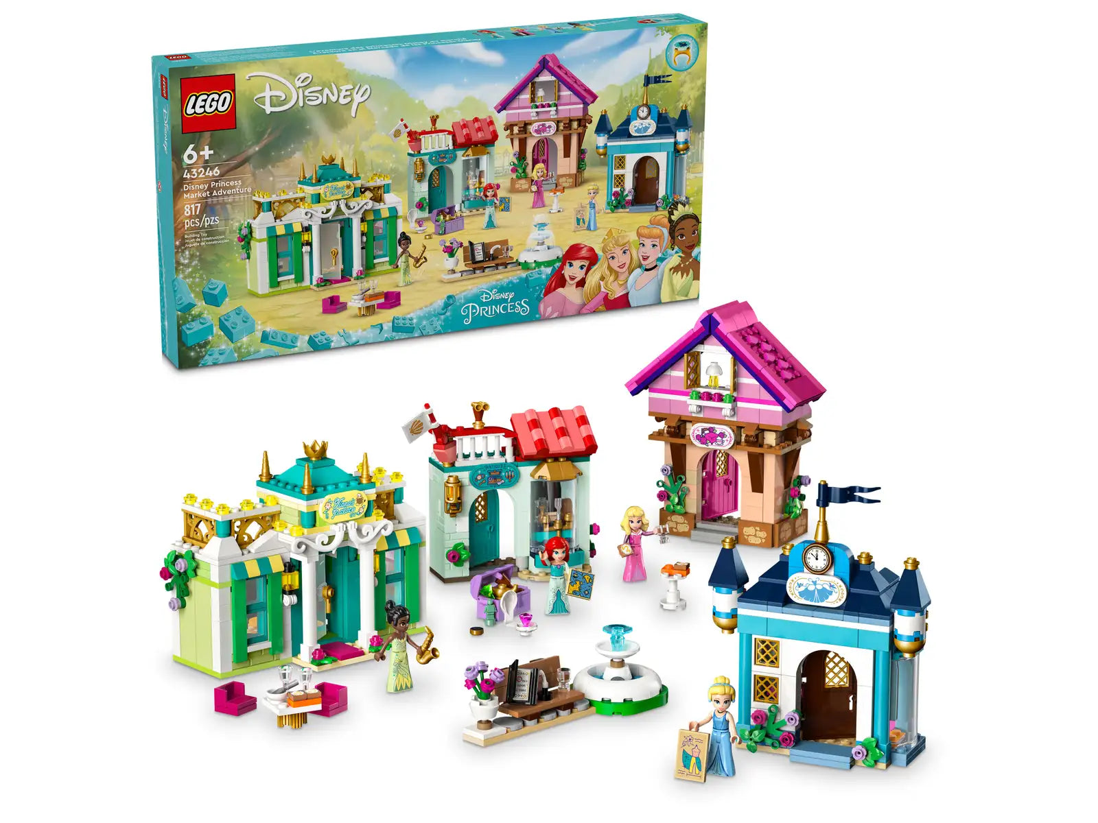 Adorable and charming LEGO charactersLEGO® Disney Princess Market 43246