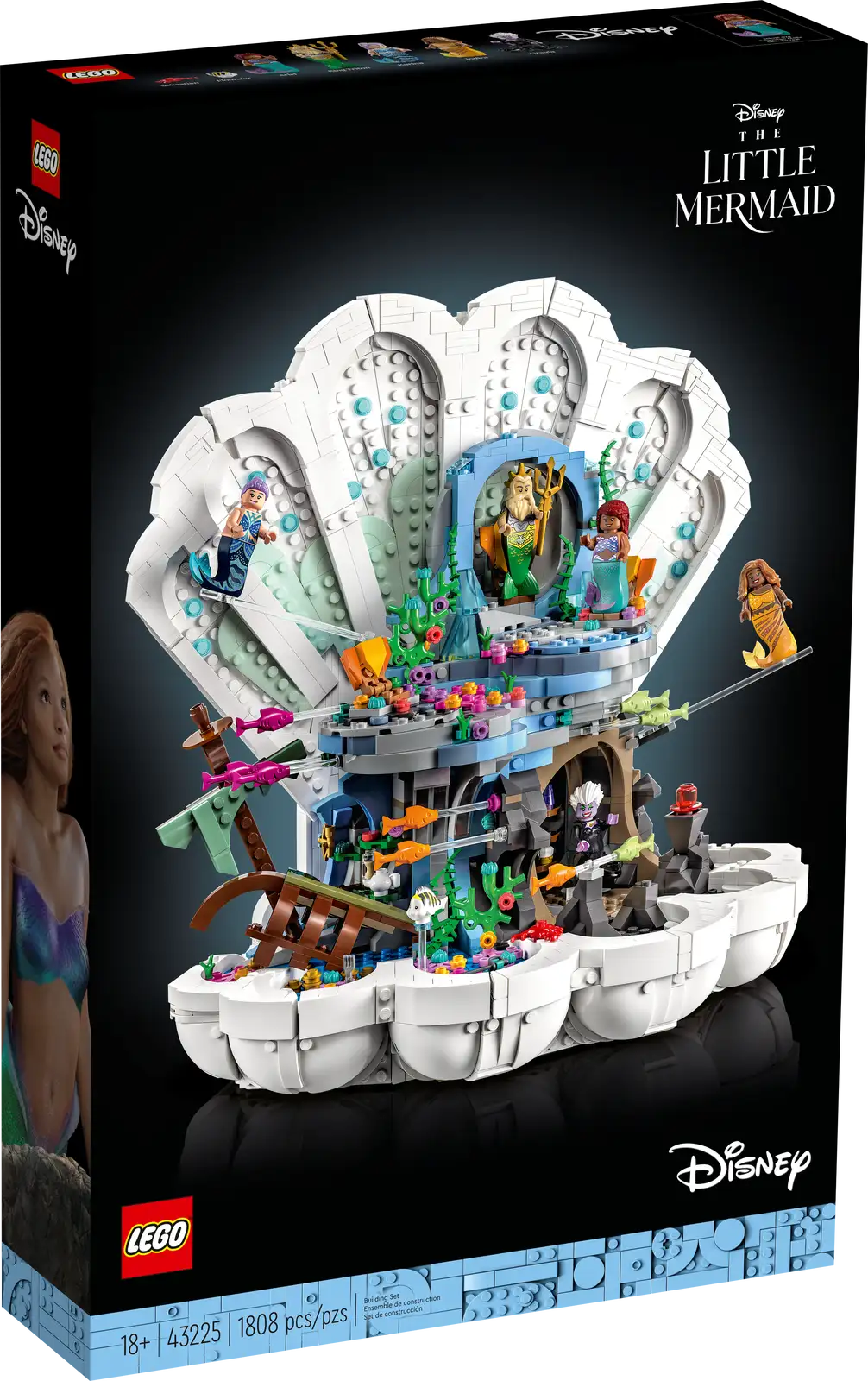Offering educational value LEGOLEGO® Disney The Little Mermaid Royal Clamshell 43225