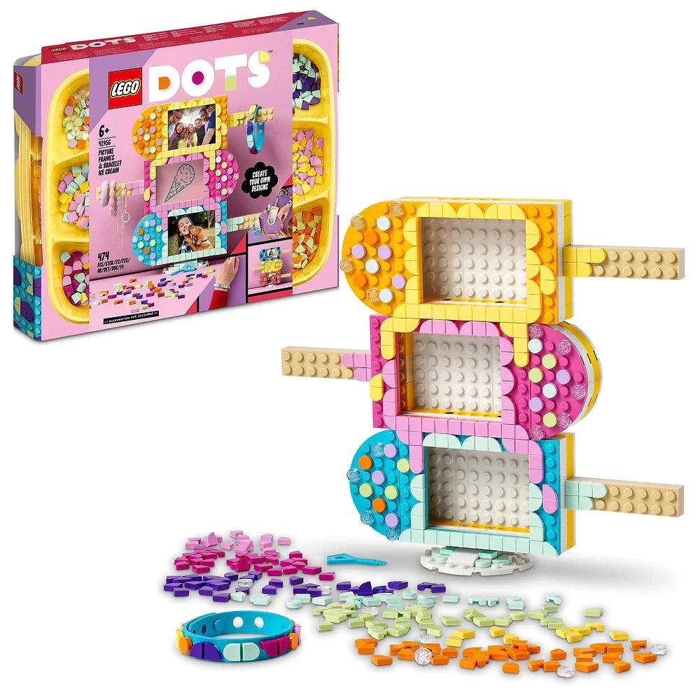 Encouraging teamwork LEGO gamesLEGO DOTS 41956 Ice Cream Picture Frames & Bracelet