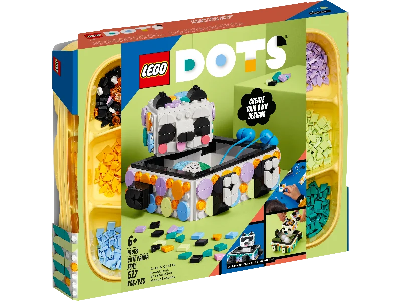 Inspiring future engineers LEGOLEGO® DOTS Cute Panda Tray 41959