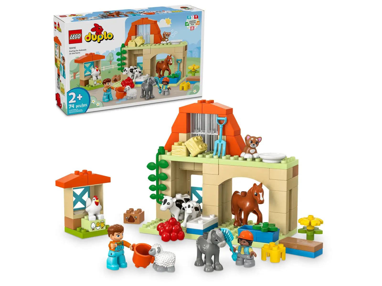 Stress-relieving LEGO buildingLEGO® DUPLO® Caring for Animals at the Farm 10416