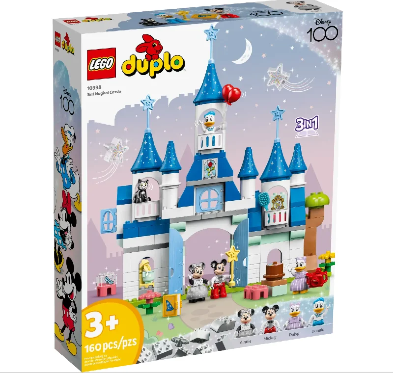 Endlessly replayable LEGO scenariosLEGO® DUPLO® Disney 3-in-1 Magical Castle 10998