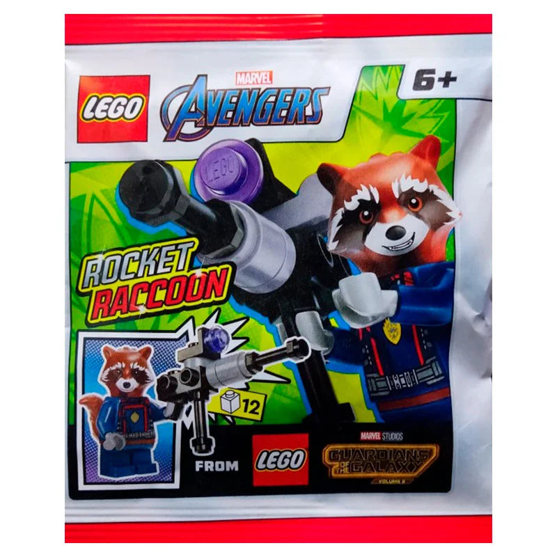 Consistently high-quality LEGO productsLego - Foil Pack - Lego Avengers - Rocket Racoon Minifigure #242404 Consistently high-quality LEGO productsLego - Foil Pack - Lego Avengers - Rocket Racoon Minifigure #242404