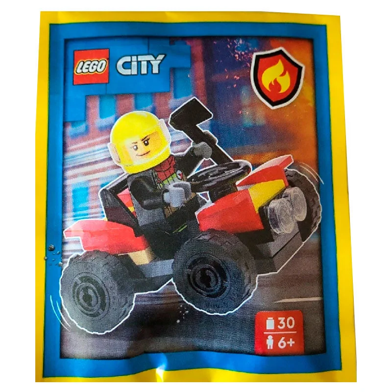 Stress-relieving LEGO buildingLego - Foil Pack - Lego City Fearless Firefighter & Off Roader Vehicle #952409 Stress-relieving LEGO buildingLego - Foil Pack - Lego City Fearless Firefighter & Off Roader Vehicle #952409