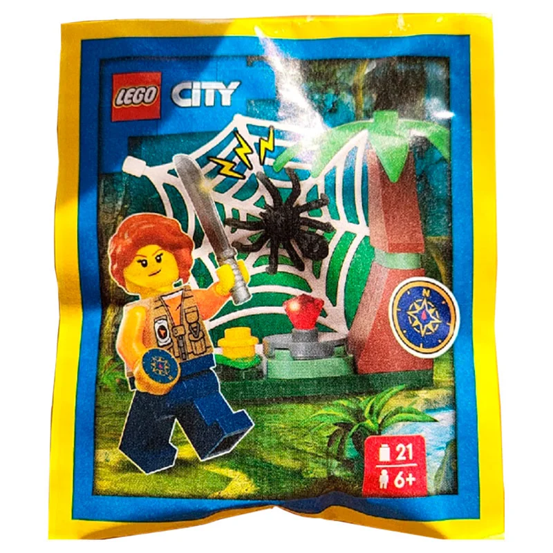 Highly adaptable LEGO creationsLego - Foil Pack - Lego City - Jungle Explorer #952410 Highly adaptable LEGO creationsLego - Foil Pack - Lego City - Jungle Explorer #952410