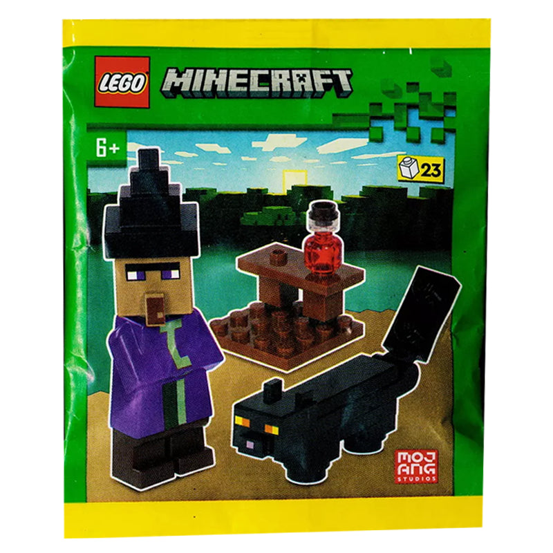 Intricately designed LEGOLego - Foil Pack - Lego Minecraft Witch, Black Cat and Potion #662408 Intricately designed LEGOLego - Foil Pack - Lego Minecraft Witch, Black Cat and Potion #662408