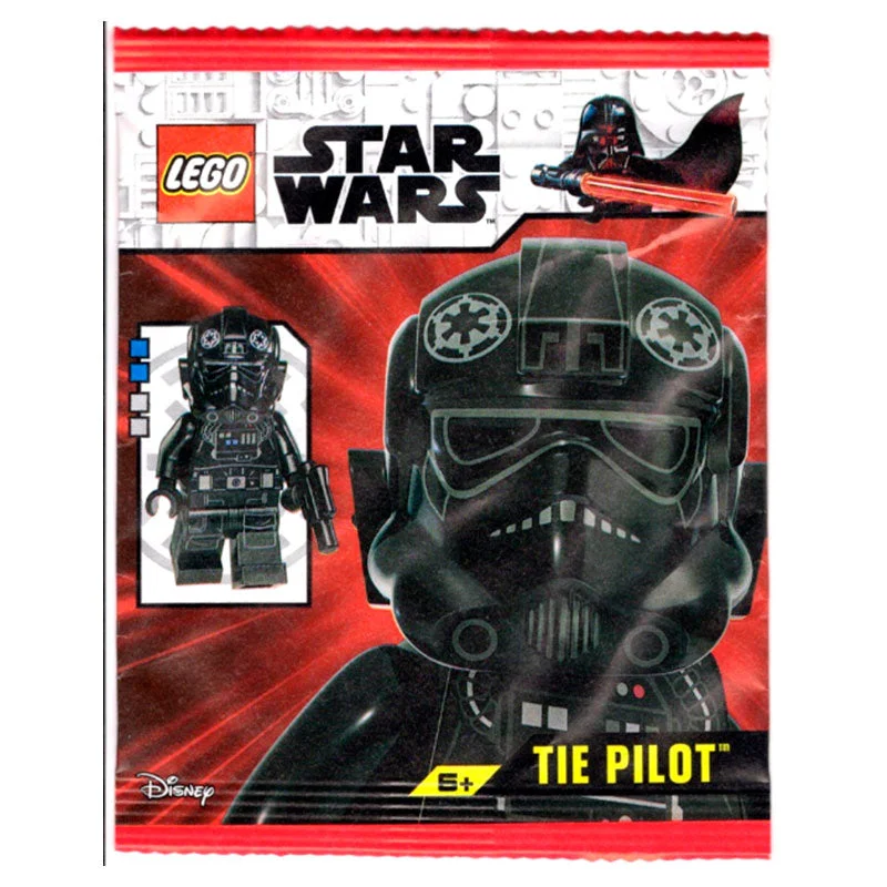 Finely detailed LEGO structuresLego - Foil Pack - Lego Star Wars - Tie Pilot Minifigure #912410